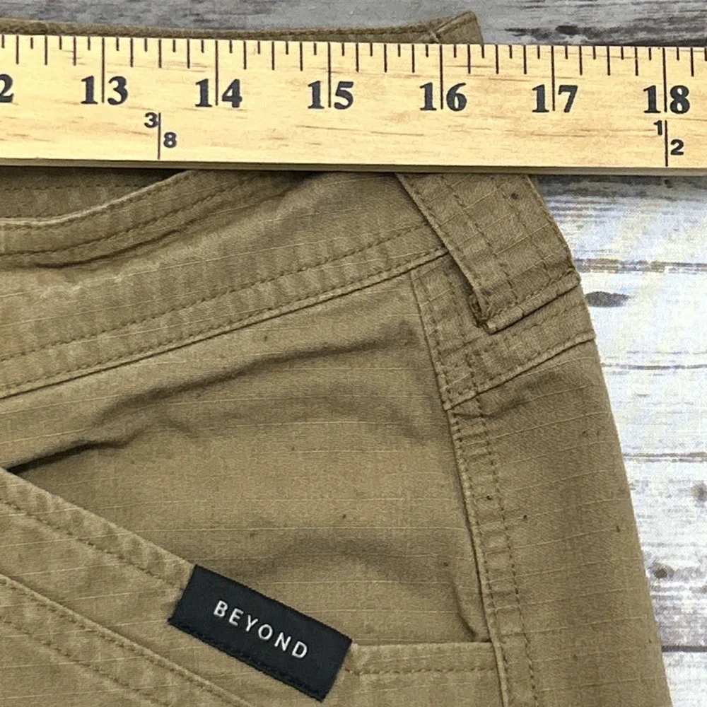 BEYOND Clothing Sz 32 Regular Fit K5 Makers Pant Ripstop Cargo Pants Khaki